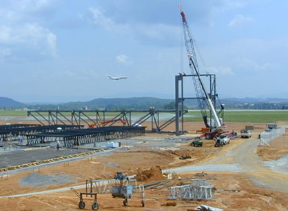 Southwest Airlines Hangar uses structural steel from Maico